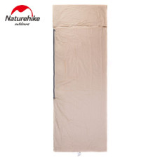 Подкладка для спального мешка Naturehike NH15S012-E (размер L), хлопок, бежевый