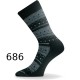 Термошкарпетки трекінг Lasting TWP 686 - XL - чорний/сірий