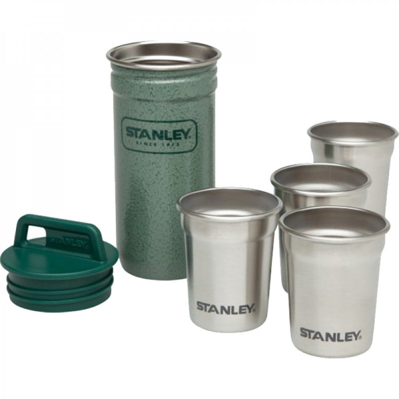 Набір Stanley Adventure Combo (футляр-фляга (0,59л) + 4 чарки), зелений