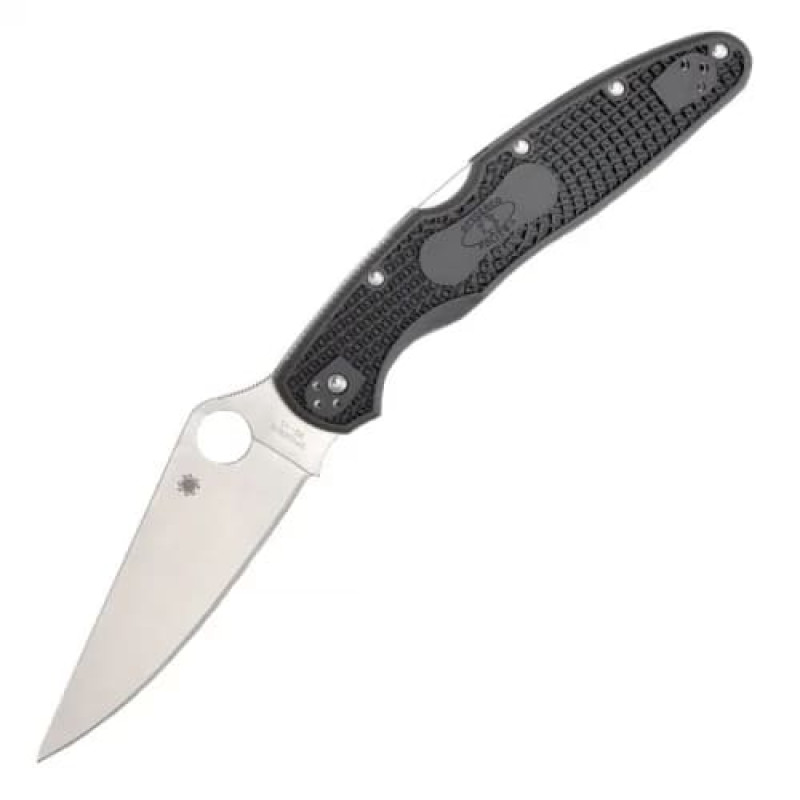 Ніж складаний Spyderco Police 4 (довжина: 253 мм, лезо: 112 мм), FRN, чорний