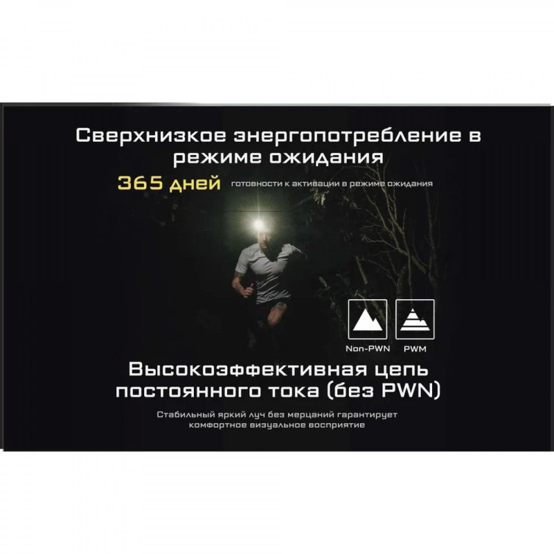 Фонарь налобный Nitecore NU40 (Датчик приближения, USB Type-C)