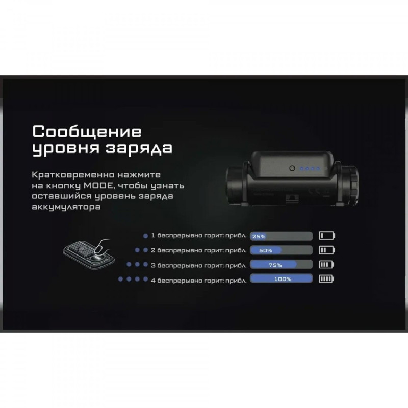 Фонарь налобный Nitecore NU40 (Датчик приближения, USB Type-C)