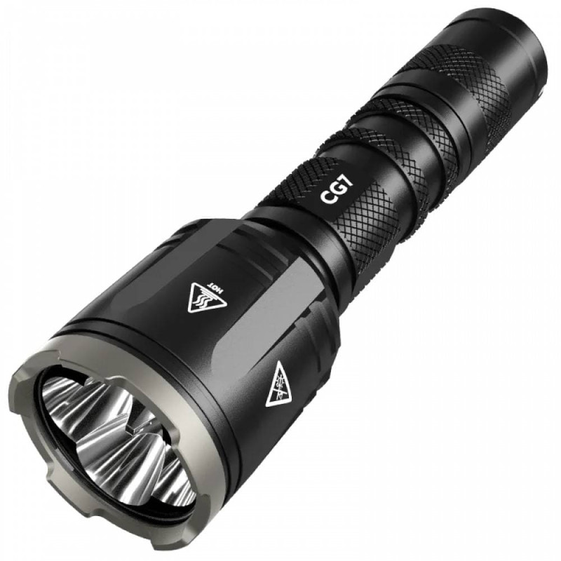 Мощный тактический фонарь NItecore CG7 с белым и зеленым светом