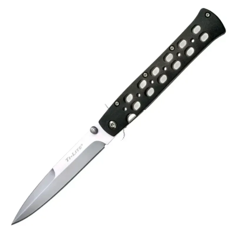 Ніж складаний Cold Steel Ti-Lite 4 (довжина: 222мм, лезо: 102мм), чорний, блістер