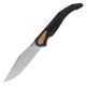 Ніж складаний Kershaw Strata (довжина: 251мм, лезо: 114мм), чорний-сталевий