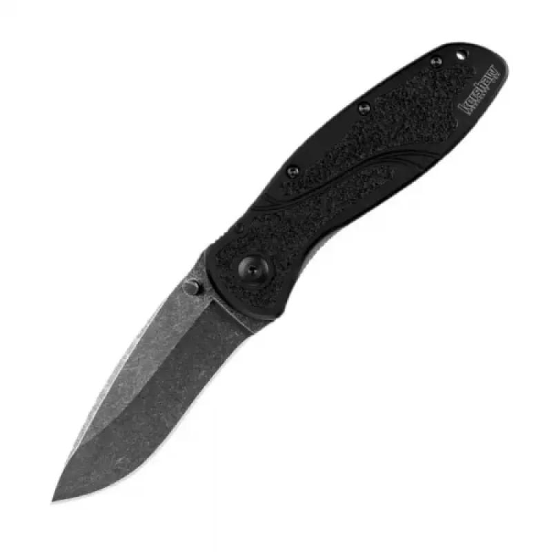 Ніж складаний Kershaw Blur Blackwash (довжина: 200 мм, лезо: 86 мм), чорний