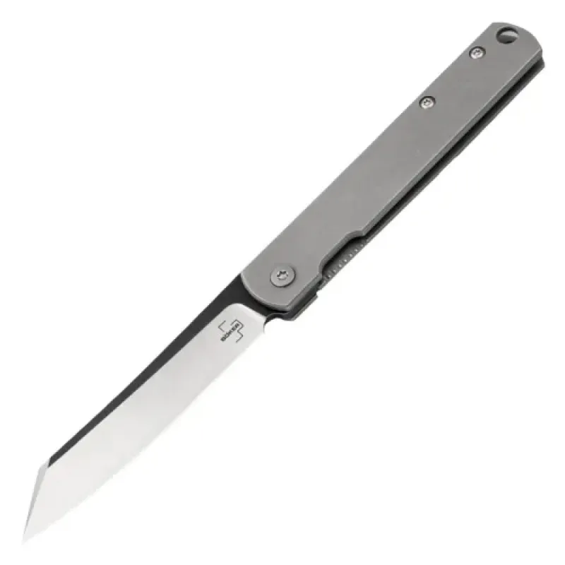 Нож складной Boker Plus Zenshin grey (длина 170 мм, лезвие 75 мм), серый