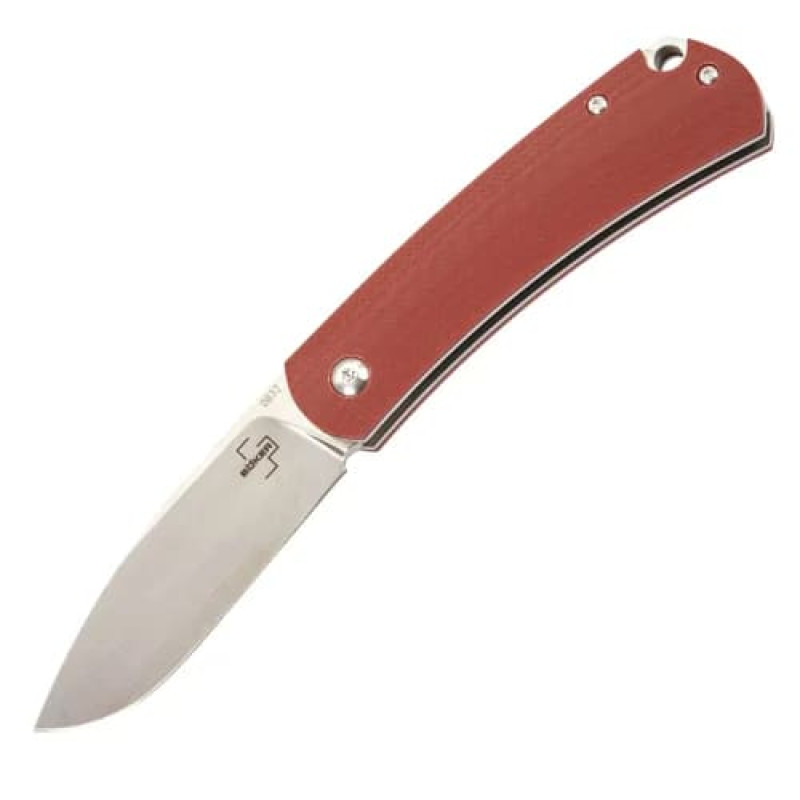 Ніж складаний Boker Plus Boston Slipjoint (довжина 166 мм, лезо 71 мм), коричневий