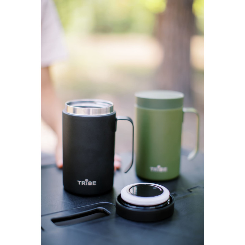 Чашка-термос Tribe Adventure Mug 450 мл T-FA-0032, black