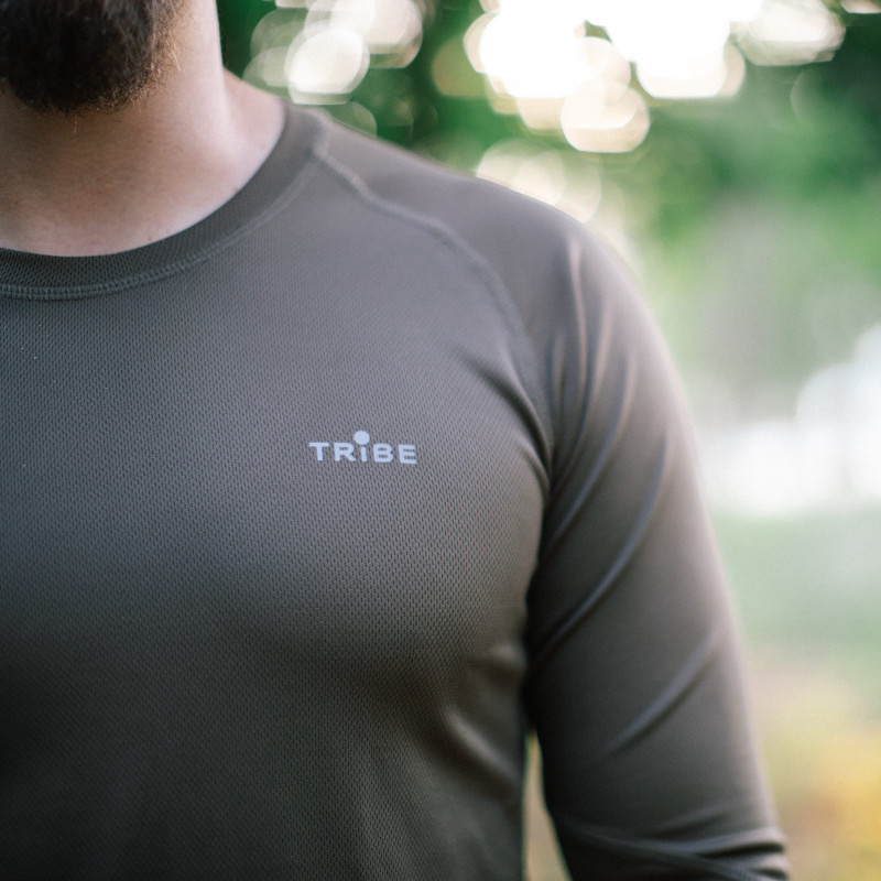 Футболка Tribe Coolpass LS T-KI-0007-olive, XL