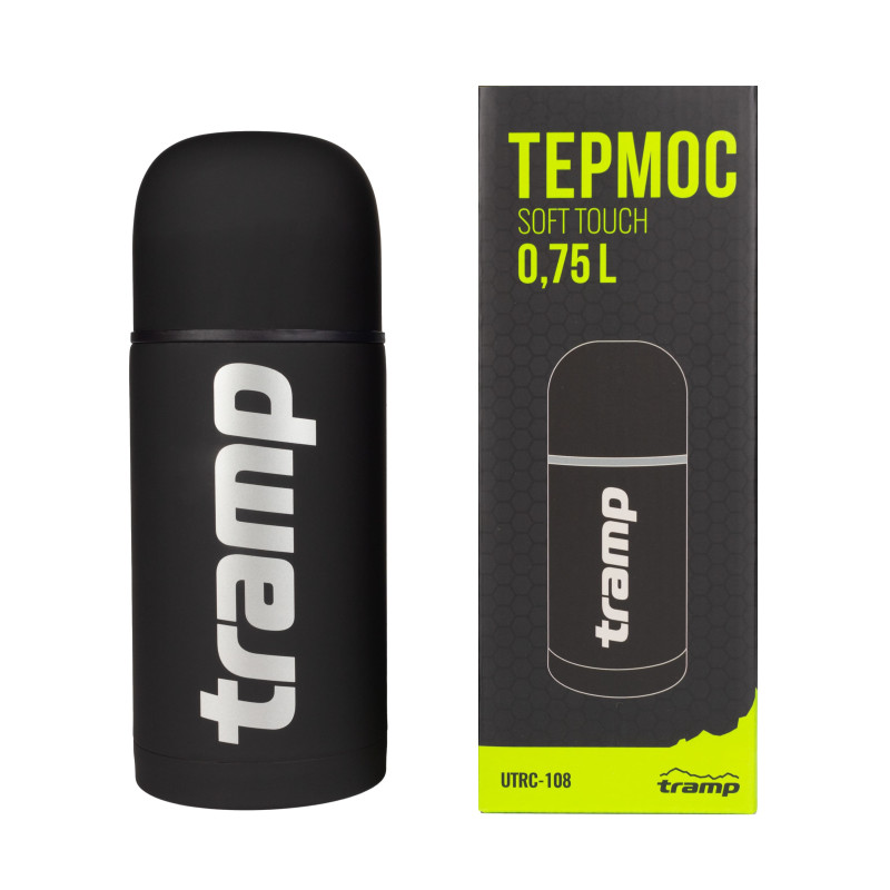 Термос TRAMP Soft Touch 0,75л UTRC-108 black