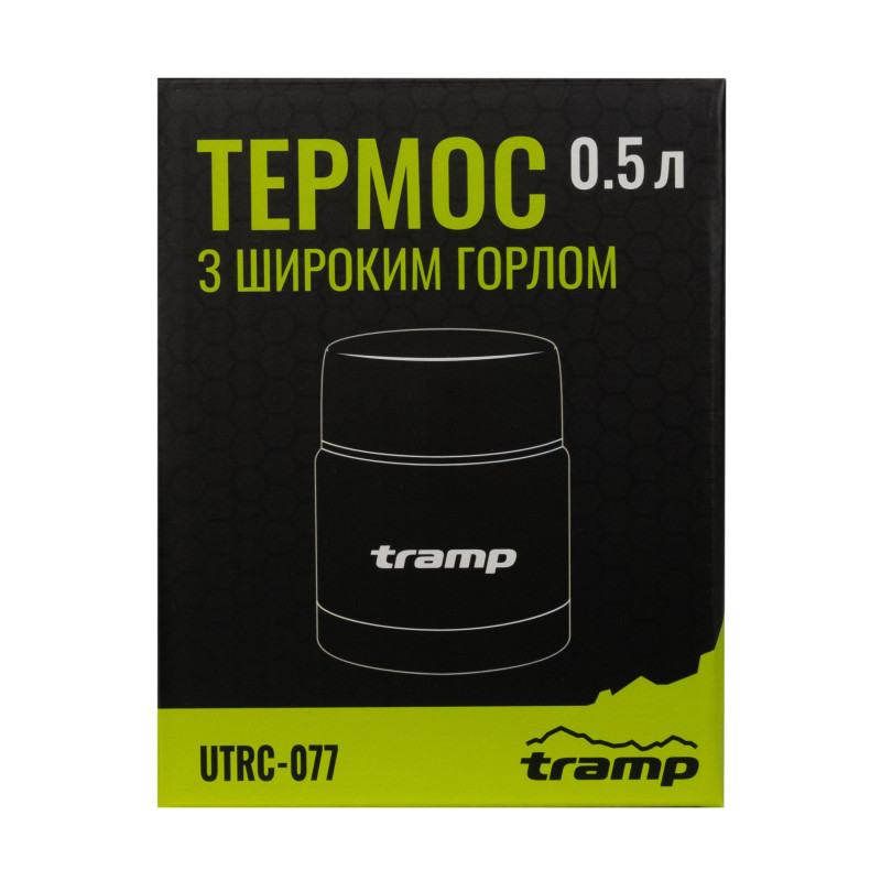 Термос Tramp с широким горлом 0,5л UTRC-077