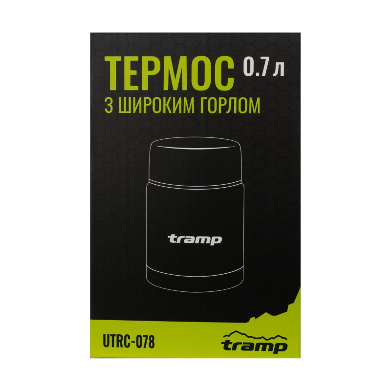 Термос Tramp с широким горлом 0,7л UTRC-078