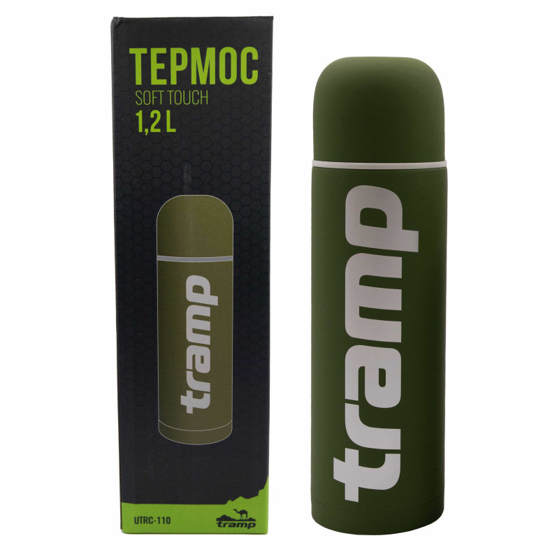 Термос Tramp Soft Touch 1.2 л khaki