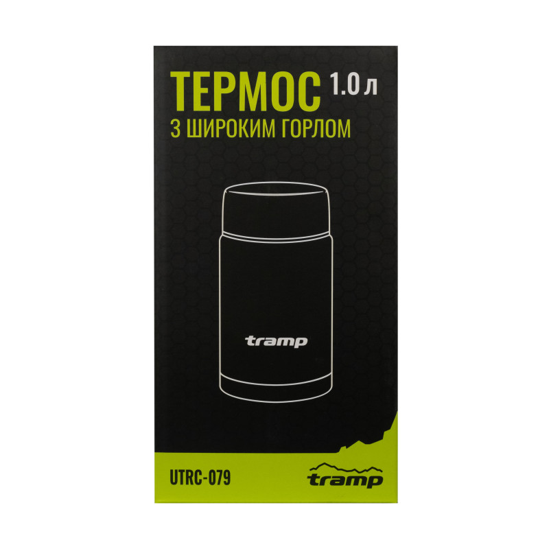 Термос Tramp с широким горлом 1,0л UTRC-079
