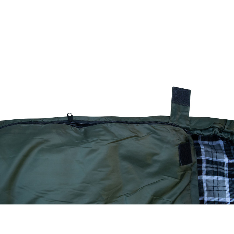 Спальний мешок Totem Ember Plus XXL одеяло с капюшоном олива 190/90