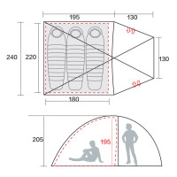 Намет Tramp Bell 3 (V3) UTRT-107-olive