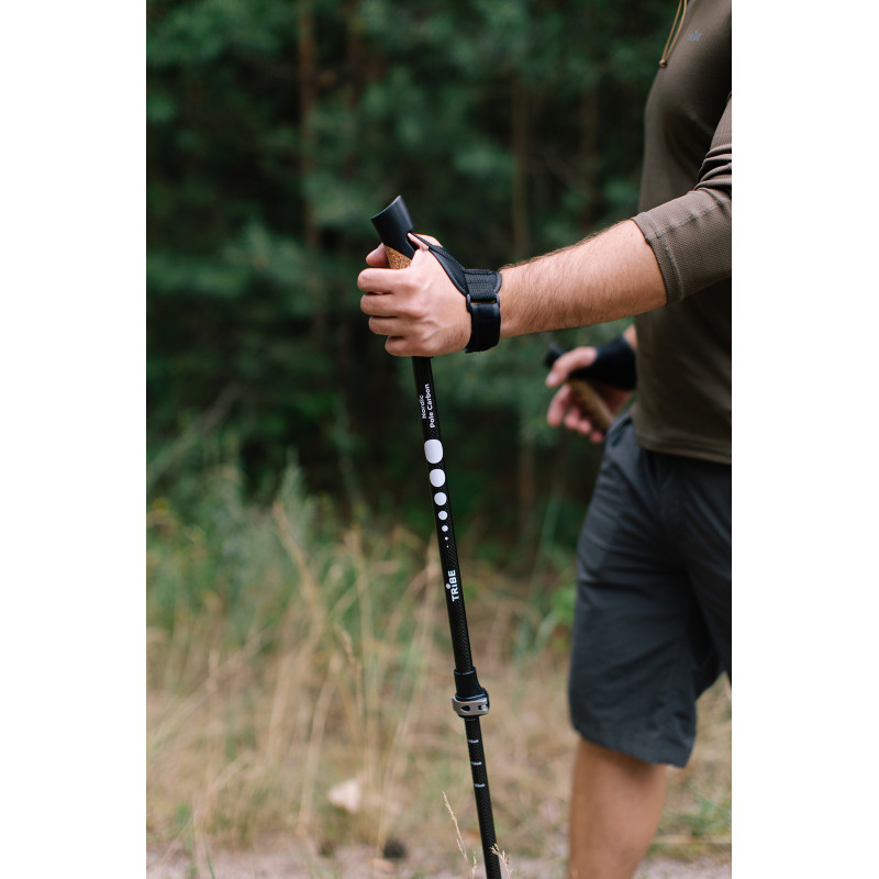 Палиці для скандинавської ходьби Tribe Nordic Pole Carbon T-ME-0023-white