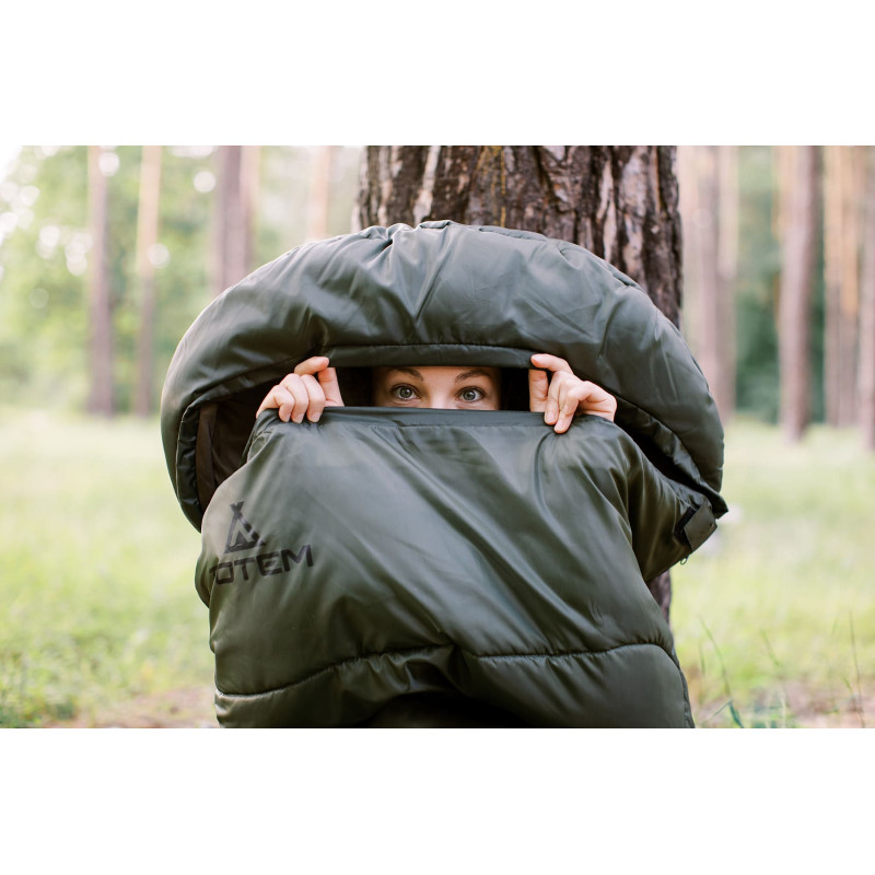 Спальний мішок Totem Hunter кокон лівий olive 220/60-55 UTTS-004