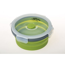 Контейнер складной с крышкой-защелкой Tramp (800ml) olive