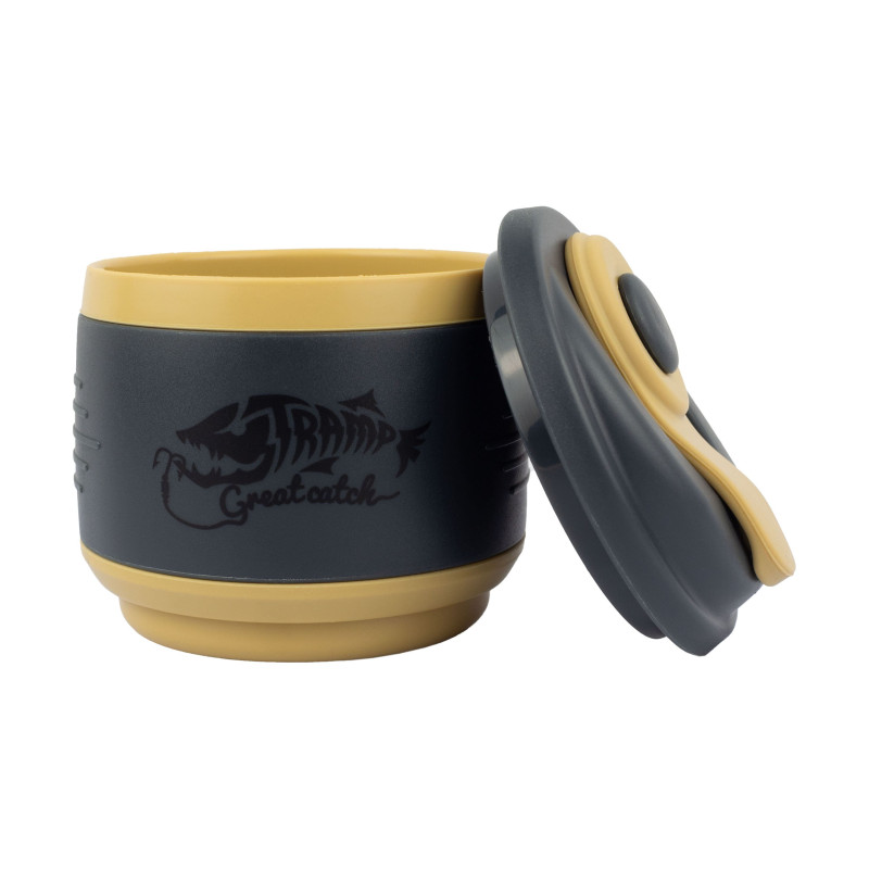 Кружка складная силиконовая Tramp с крышкой 350ml