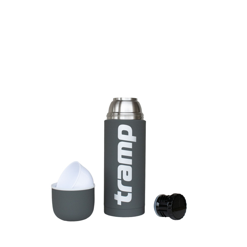 Термос Tramp Soft Touch 1.0 л сірий