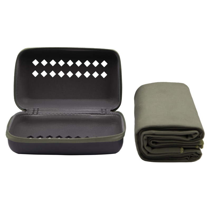 Полотенце из микрофибры TRAMP 75х150 XL dark-green UTRA-161