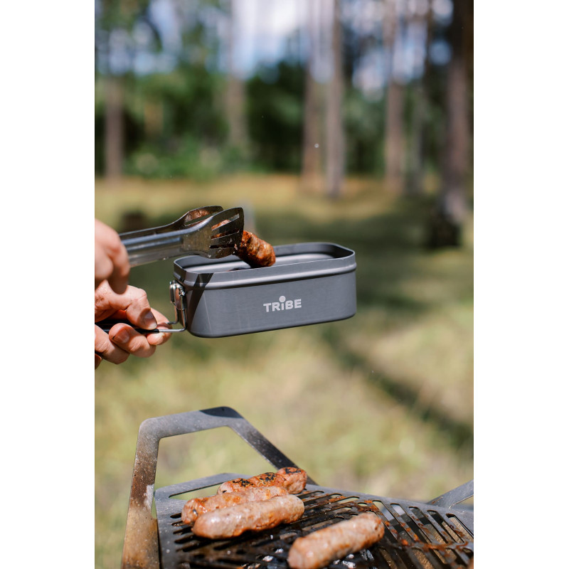Контейнер для їжі Tribe Lunch Box Alu T-FG-0016-grey