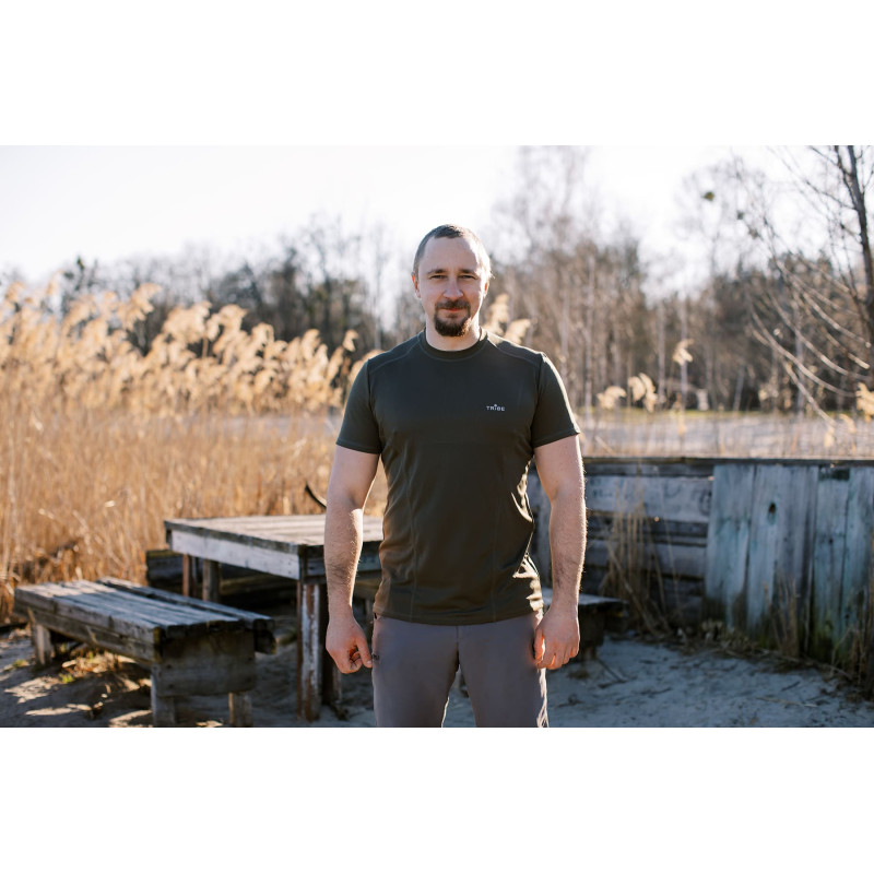 Футболка Tribe Coolpass SS T-KI-0006-olive 3XL