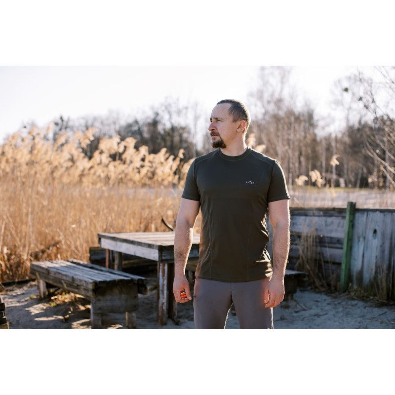 Футболка Tribe Coolpass SS T-KI-0006-olive 3XL