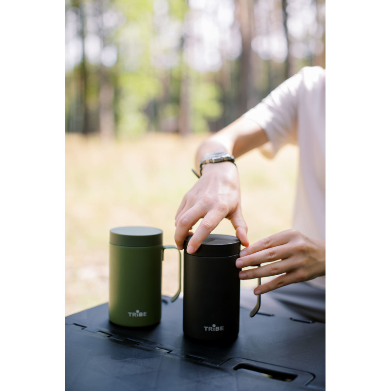 Чашка-термос Tribe Adventure Mug 450 мл T-FA-0032, black