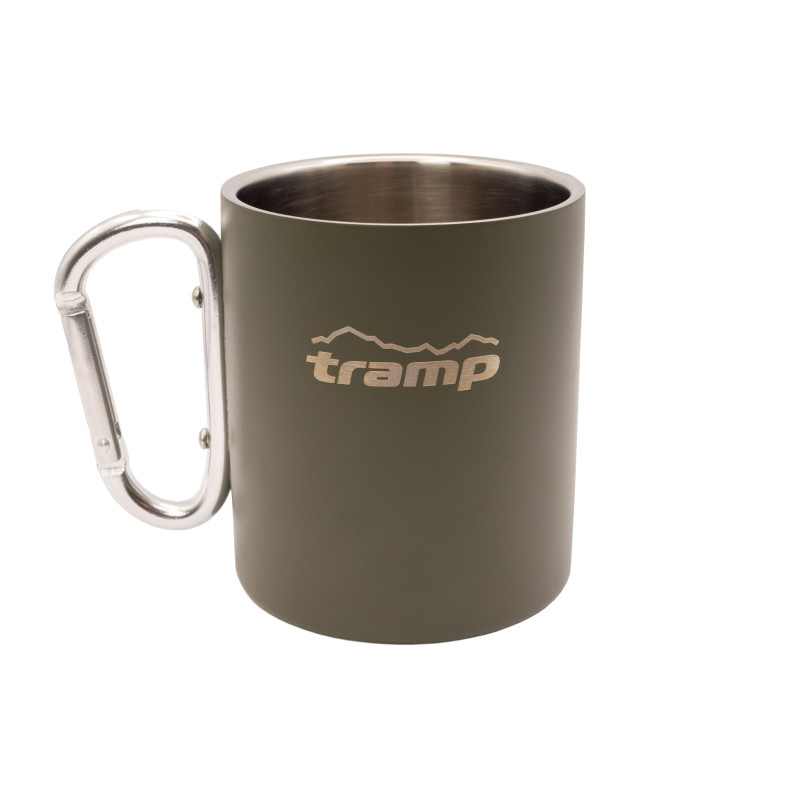 Термокружка с карабином Tramp 350 мл масла UTRC-122-olive
