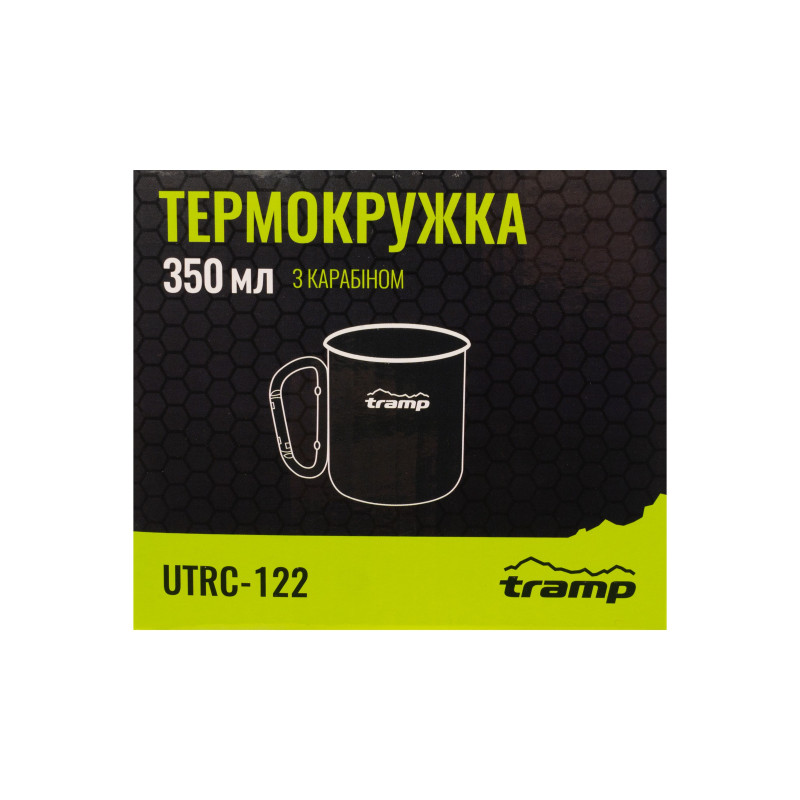Термокружка с карабином Tramp 350 мл масла UTRC-122-olive