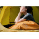 Спальний мішок Tramp Windy Light кокон правий yellow/grey 220/80-55 UTRS-055