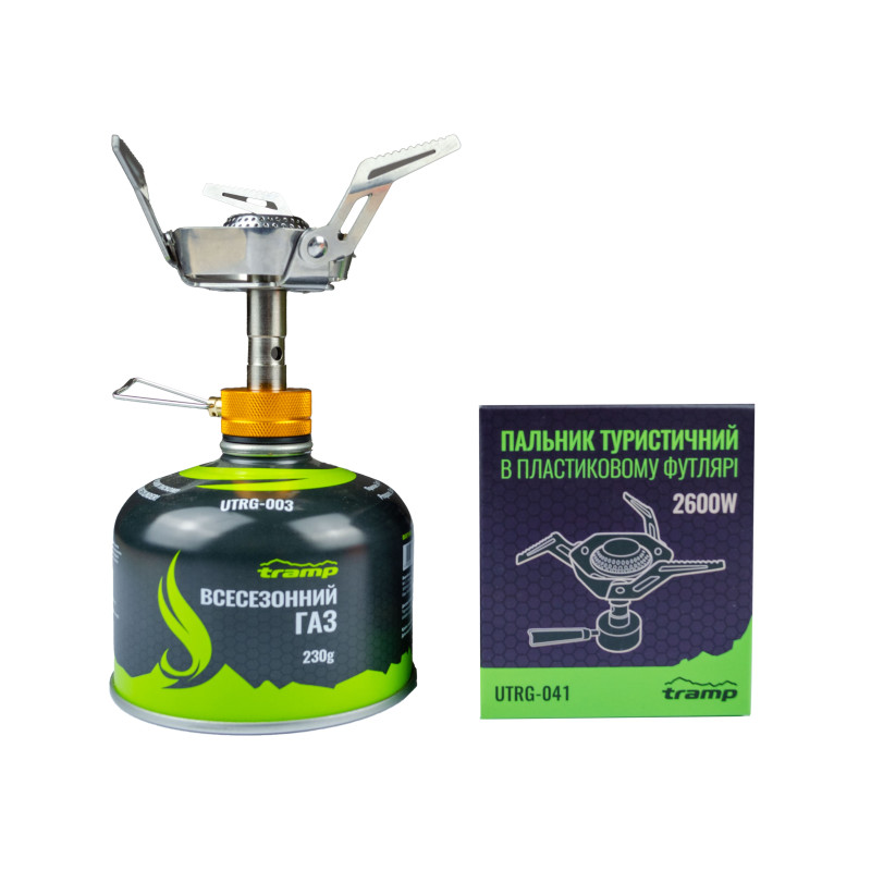 Комплект Пальник UTRG-041 + Картридж 230гр UTRG-003
