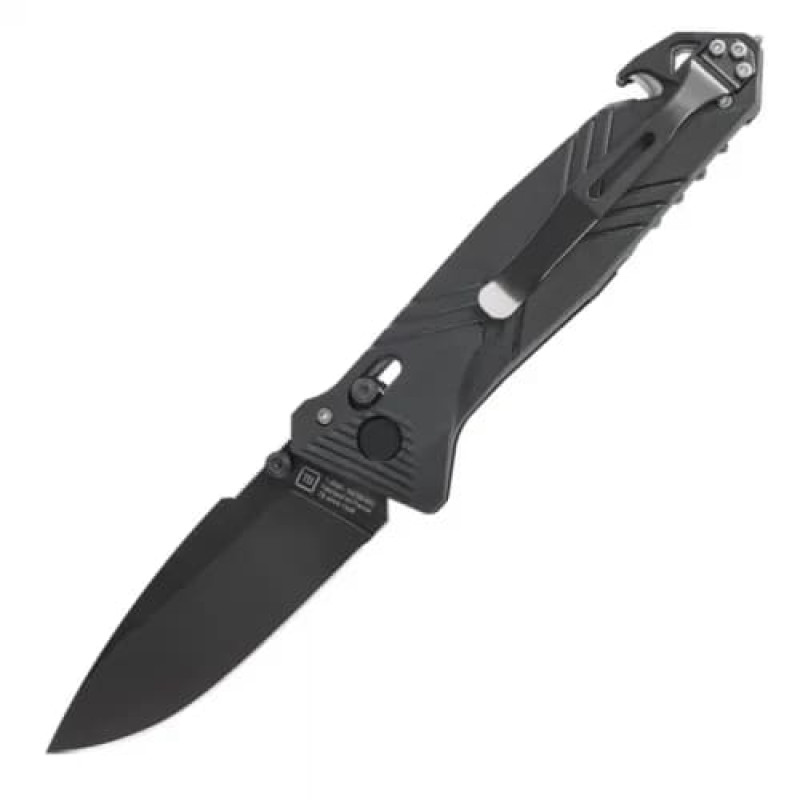 Ніж складаний TB Outdoor CAC Army Knife PA6 (довжина 230 мм, лезо 85 мм), чорний