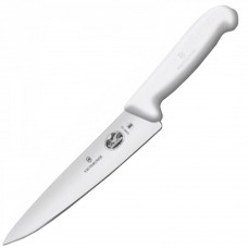 Ніж кухонний, побутовий Victorinox Fibrox (лезо: 190мм), білий 5.2007.19