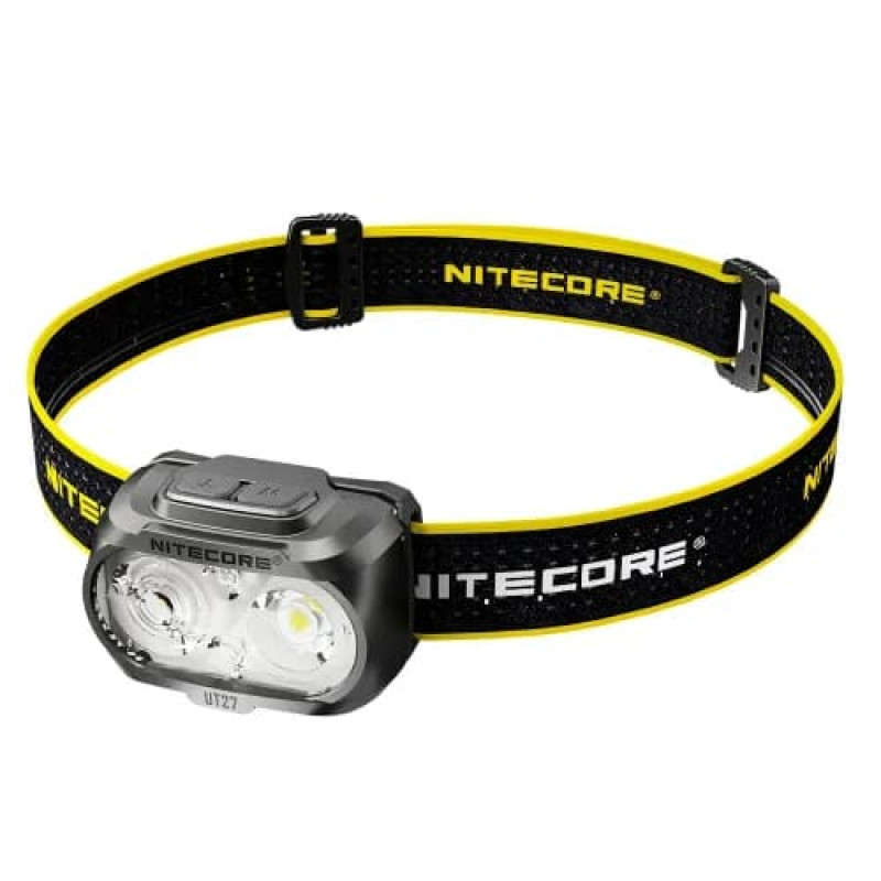 Налобный фонарь с универсальным питанием Nitecore UT27 (2 x CREE, 520 люмен, 7 режимов, 3xAAA, USB-C)