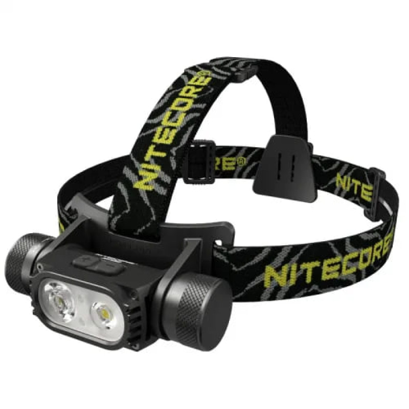Ліхтар налобний фокусований Nitecore HC68 (Luminus LED + RED LED, 2000 люмен, 16 режимів, 1x18650, USB-C)