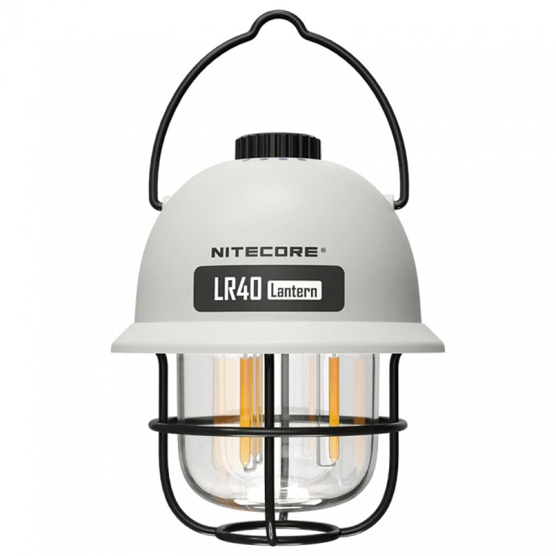 2в1 - Фонарь кемпинговый + Power Bank LR40 (USB Type-C), белый