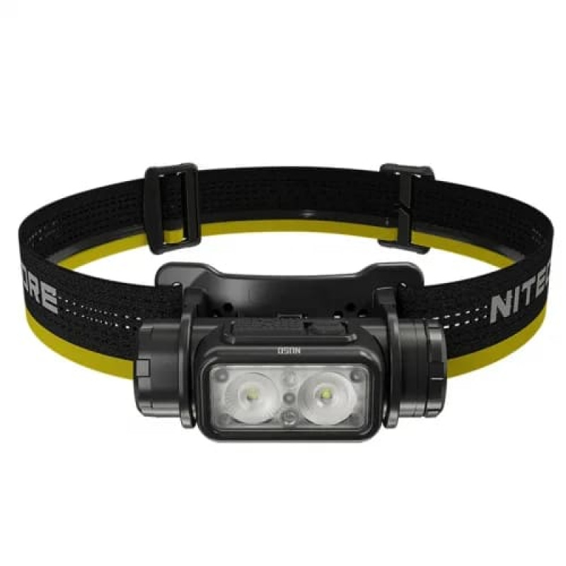Ліхтар налобний Nitecore NU50 (Білий + Червоний LED, 1400 люмен, 9 режимів, 1x21700, USB-C, датчик наближення)