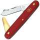 Ніж складаний, садовий Victorinox (100мм, 3 функції), червоний 3.9140
