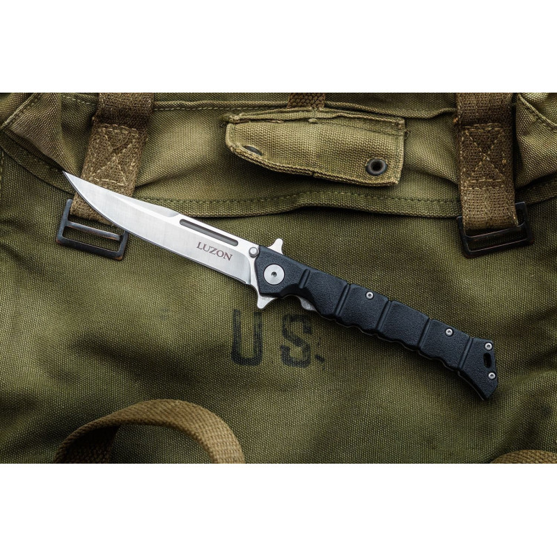 Ніж складаний Cold Steel Luzon Large CS_20NQX (довжина: 343мм, лезо: 152мм), чорний