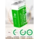 Аккумуляторные батареи Крона PUJIMAX 9V 1200mAh (4600 мВт·ч) Type-C, комплект 2 шт.