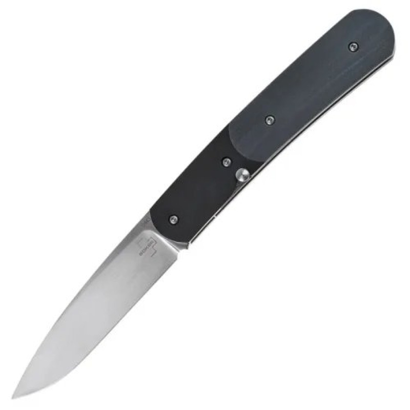 Ніж автоматичний Boker Plus Dogleg Auto (довжина 199 мм, лезо 84 мм), чорний