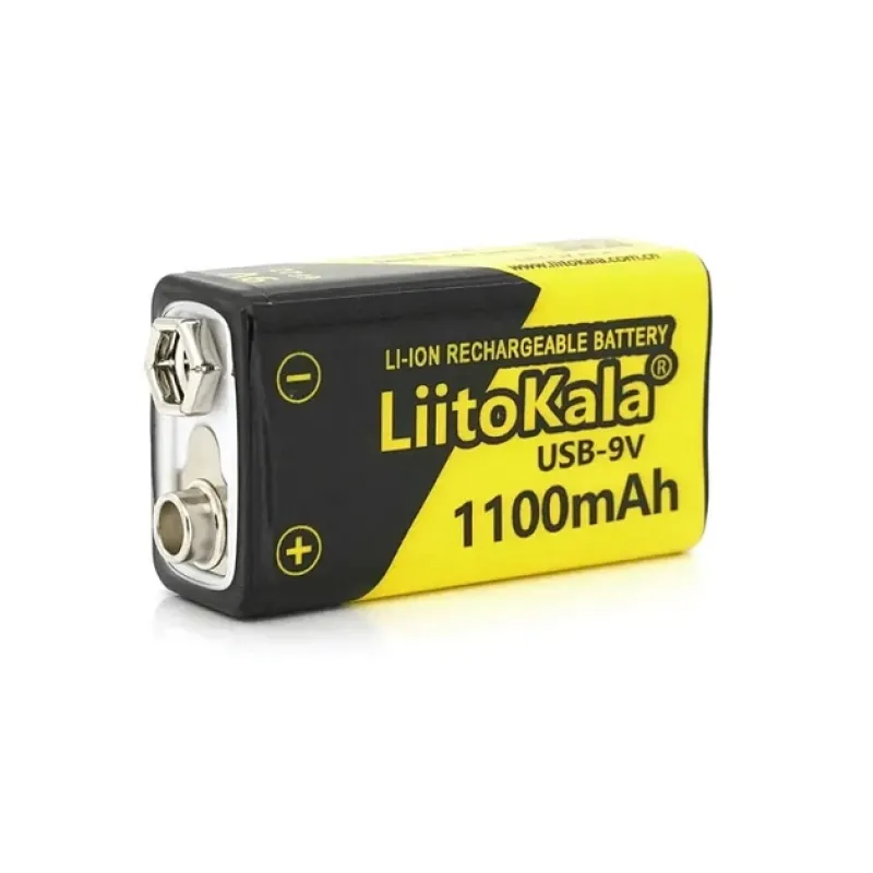 Акумулятор LiitoKala Lii-USB-9V type-C 1100mah - 1 шт.