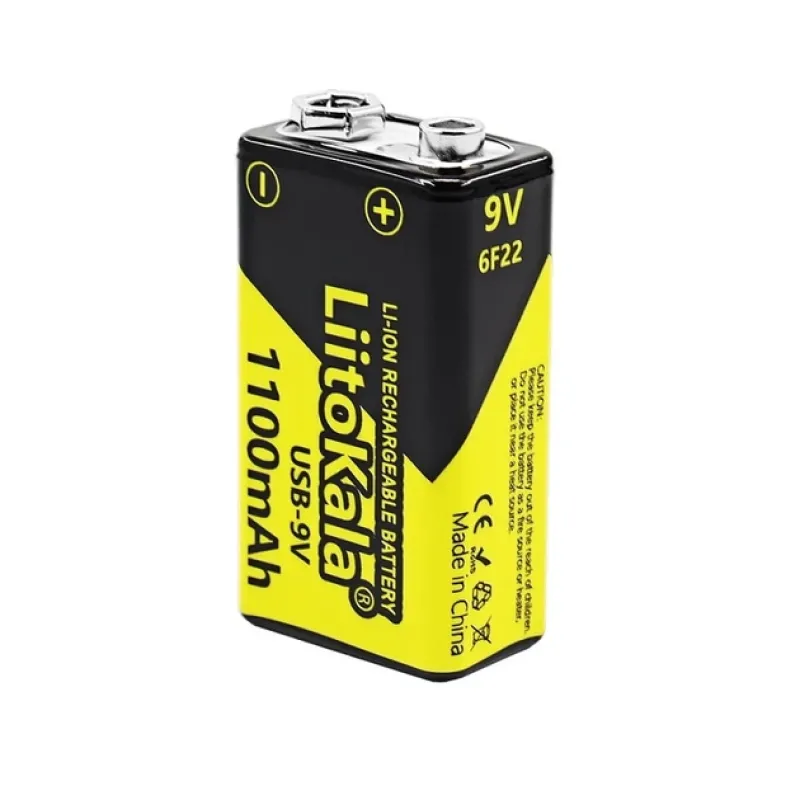 Акумулятор LiitoKala Lii-USB-9V type-C 1100mah - 1 шт.