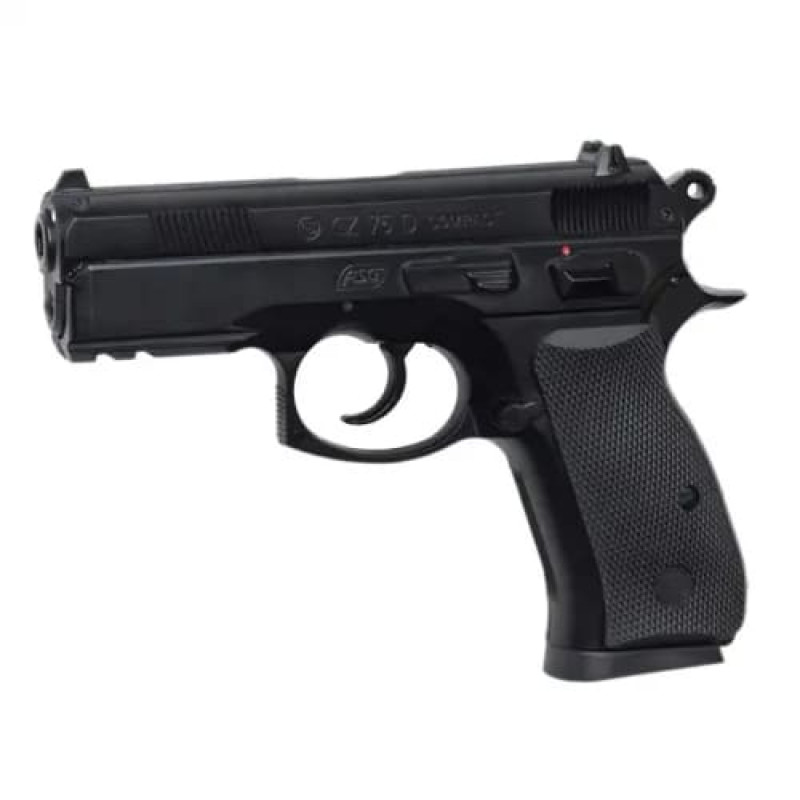 Пистолет пневматический ASG CZ 75D Compact (4,5mm), черный