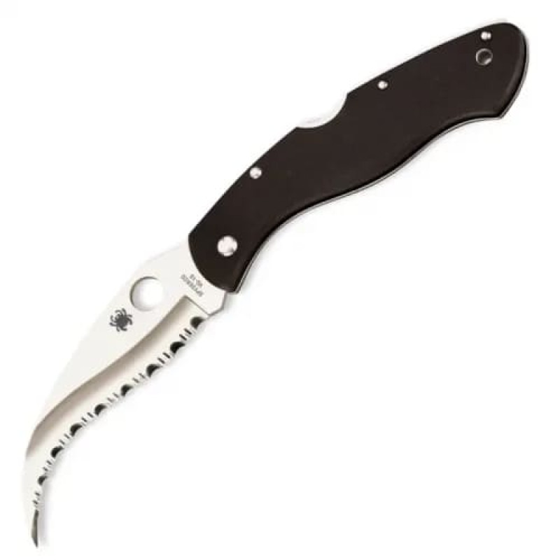 Ніж складаний Spyderco Civilian (довжина: 233мм, лезо: 105мм), чорний