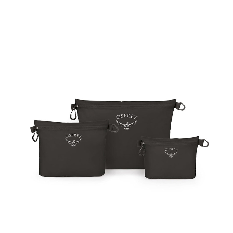 Набір органайзерів Osprey Ultralight Zipper Sack Set black - O/S - чорний